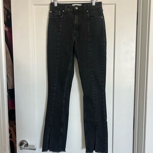 Abercrombie Black Women's Jeans with Front Slit